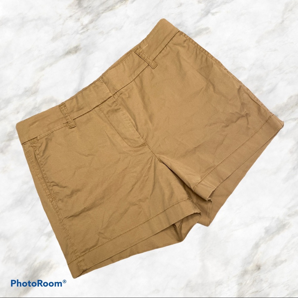J. Crew Khaki Chino Shorts Size 6